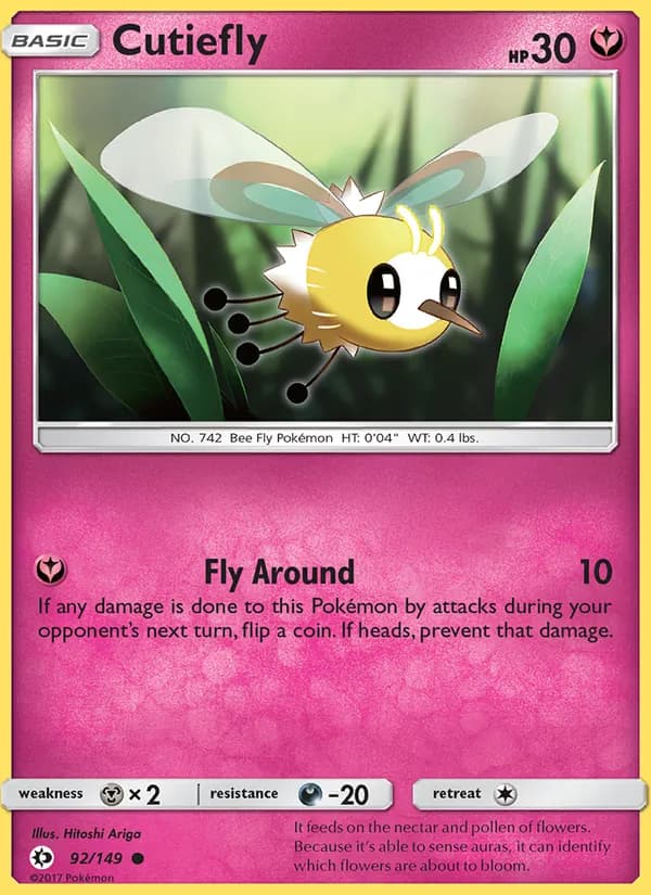Cutiefly — Sun & Moon, Common