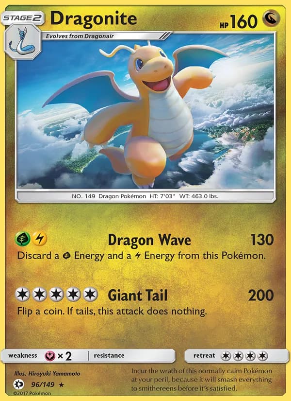 Dragonite — Sun & Moon, Rare