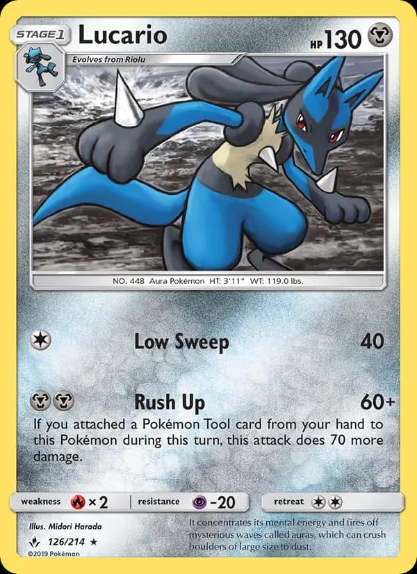 Lucario — Unbroken Bonds, Rare