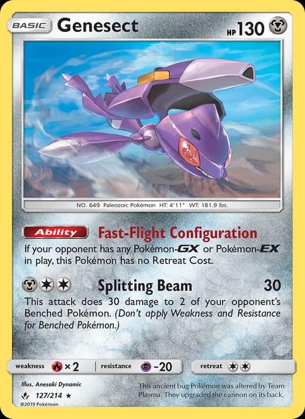 Genesect — Unbroken Bonds, Rare