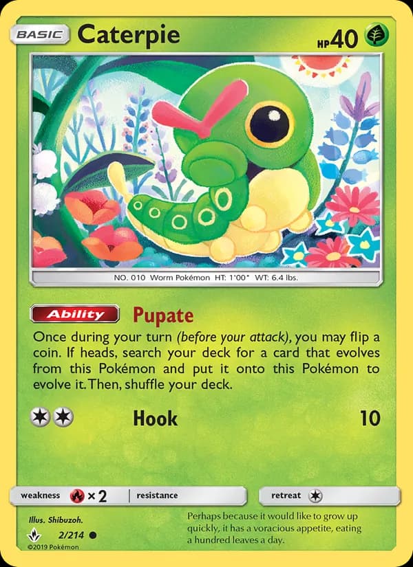 Caterpie — Unbroken Bonds, Common