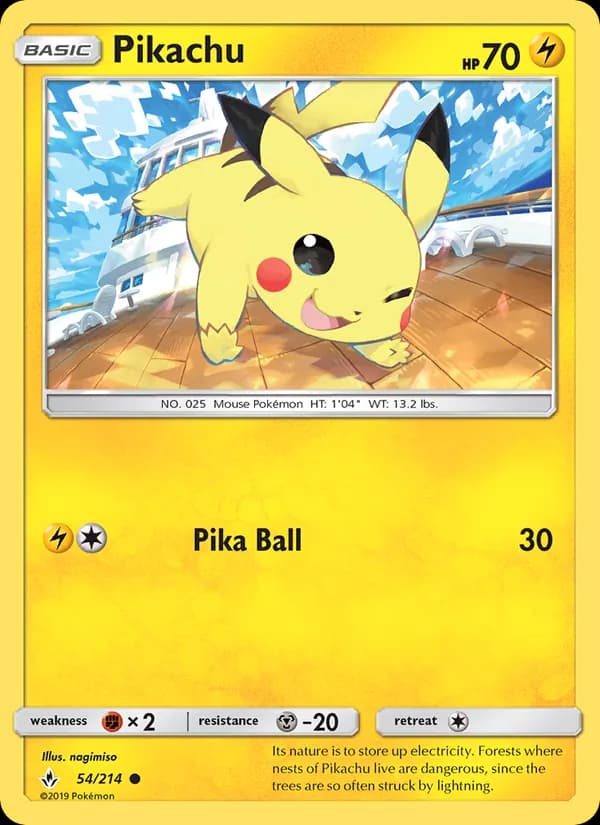 Pikachu — Unbroken Bonds, Common