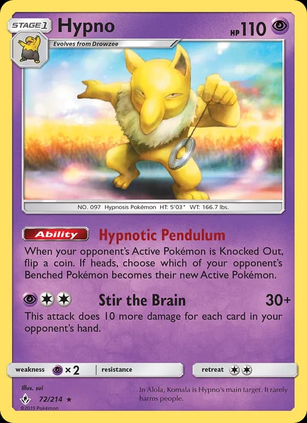 Hypno — Unbroken Bonds, Rare