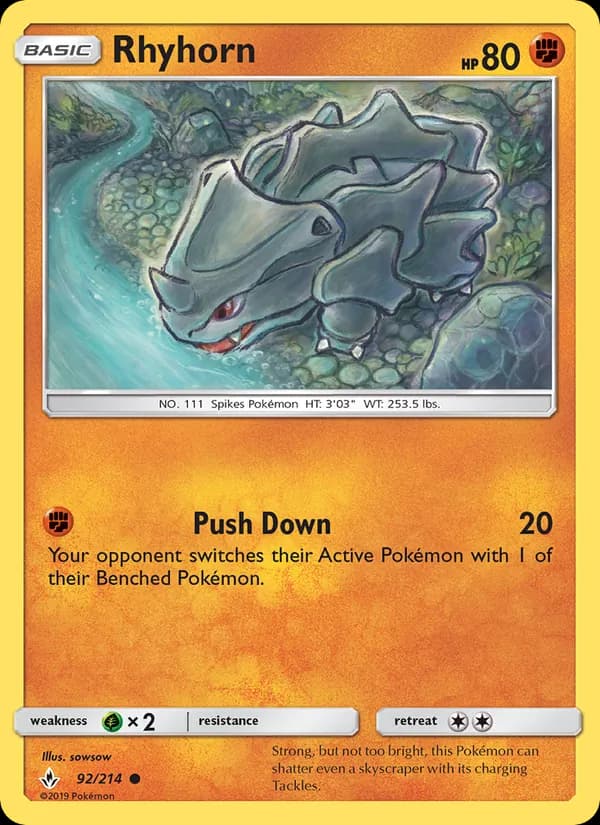 Rhyhorn — Unbroken Bonds, Common