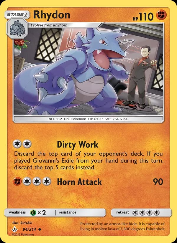Rhydon — Unbroken Bonds, Uncommon