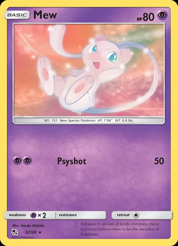 Mew — Hidden Fates, Rare