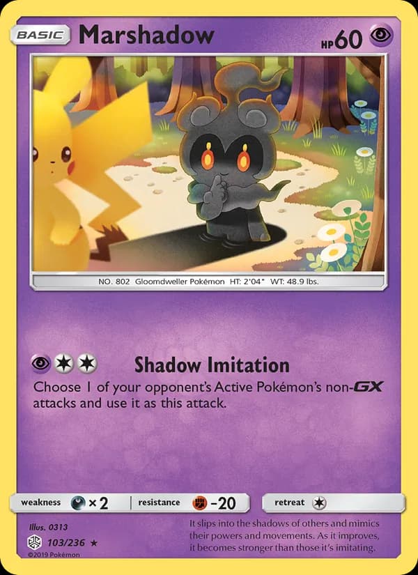 Marshadow — Cosmic Eclipse, Rare