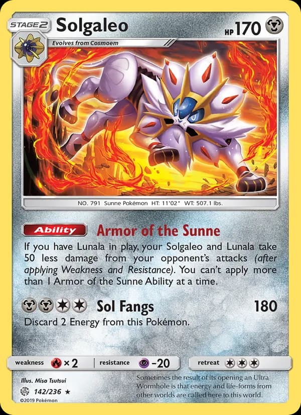 Solgaleo — Cosmic Eclipse, Rare