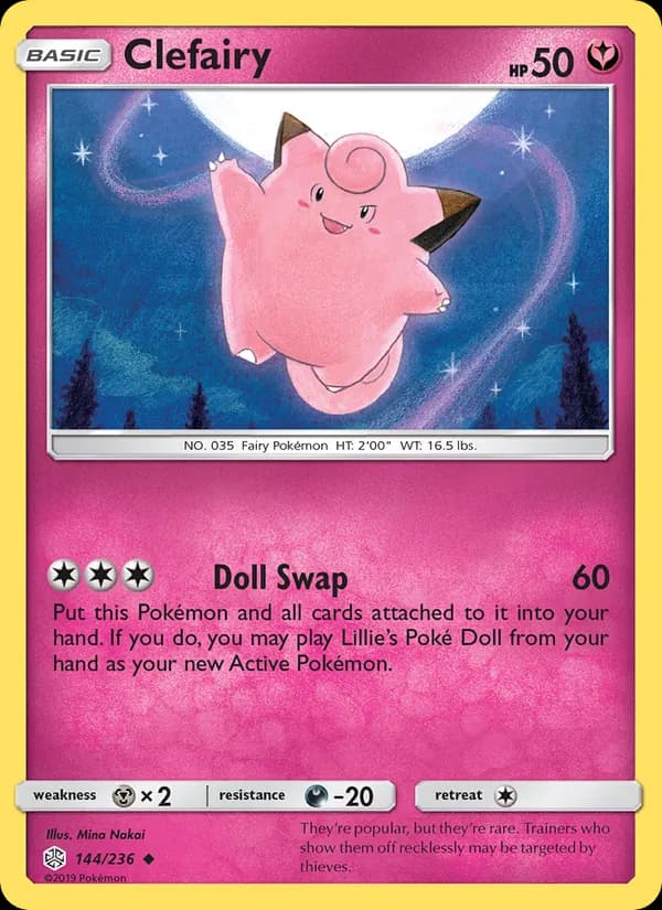 Clefairy — Cosmic Eclipse, Uncommon