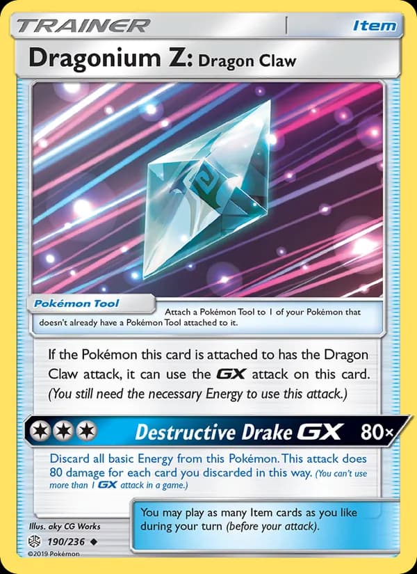 Dragonium Z: Dragon Claw — Cosmic Eclipse, Uncommon