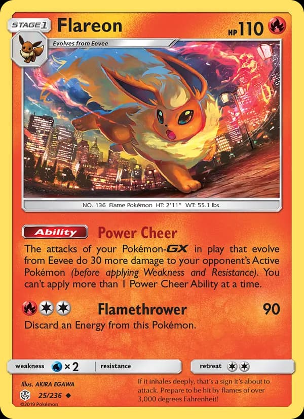Flareon — Cosmic Eclipse, Uncommon