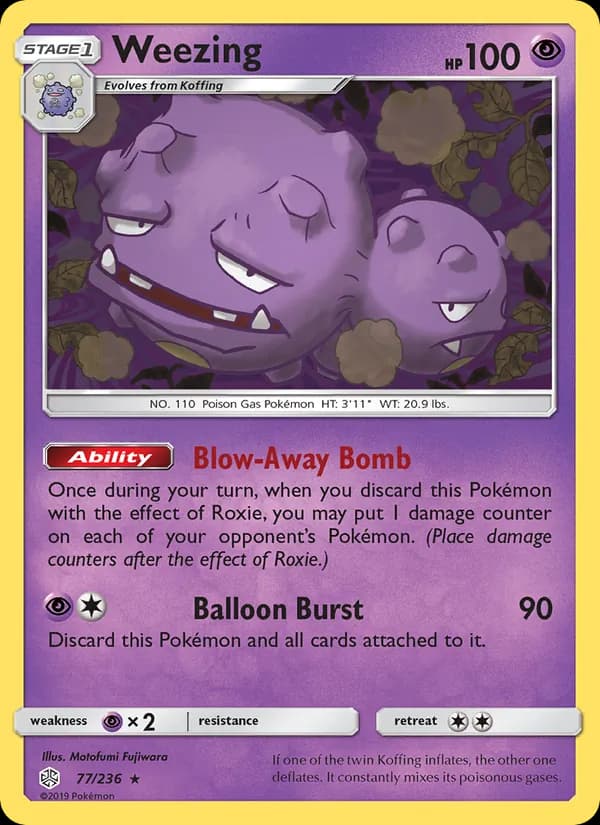 Weezing — Cosmic Eclipse, Rare