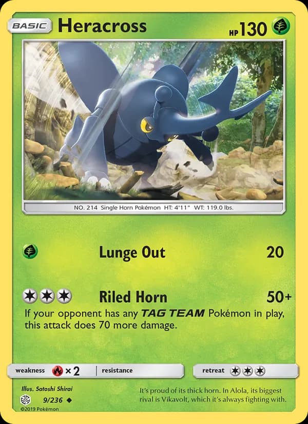 Heracross — Cosmic Eclipse, Uncommon