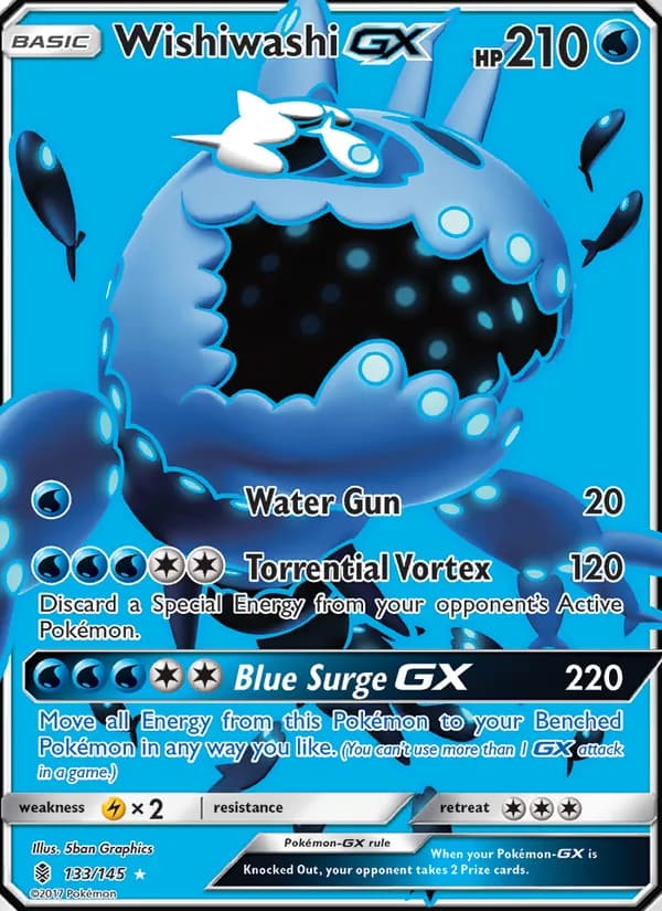 Wishiwashi GX — Guardians Rising, Ultra Rare