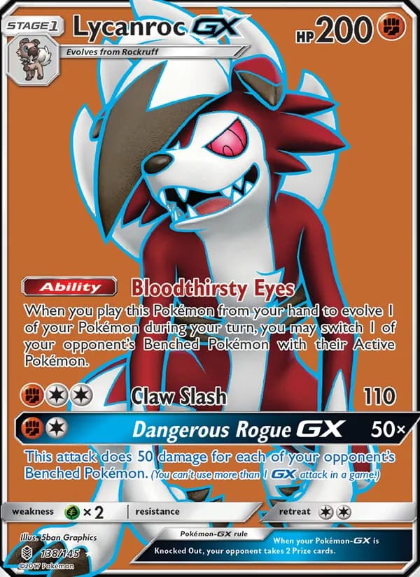 Lycanroc GX — Guardians Rising, Ultra Rare