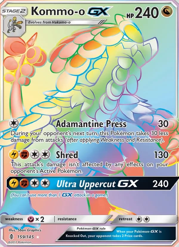 Kommo-o GX — Guardians Rising, Secret Rare