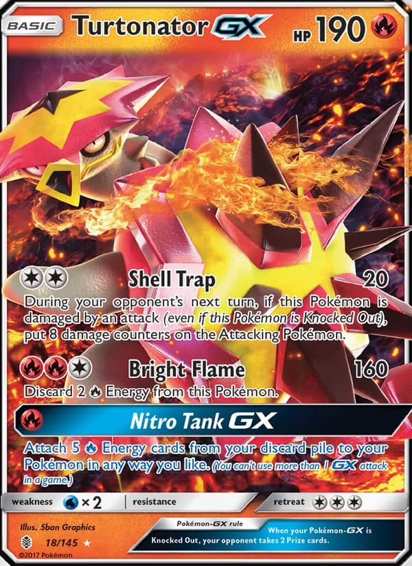 Turtonator GX — Guardians Rising, Ultra Rare