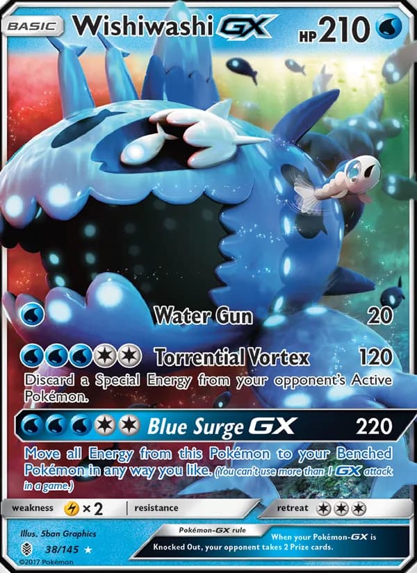 Wishiwashi GX — Guardians Rising, Ultra Rare