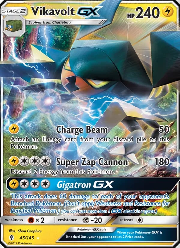 Vikavolt GX — Guardians Rising, Ultra Rare