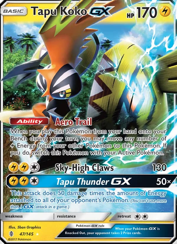 Tapu Koko GX — Guardians Rising, Ultra Rare