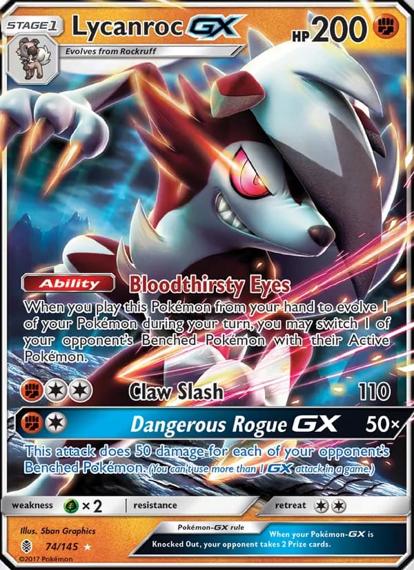 Lycanroc GX — Guardians Rising, Ultra Rare