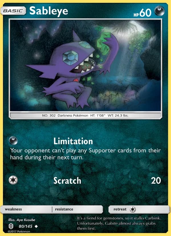 Sableye — Guardians Rising, Uncommon