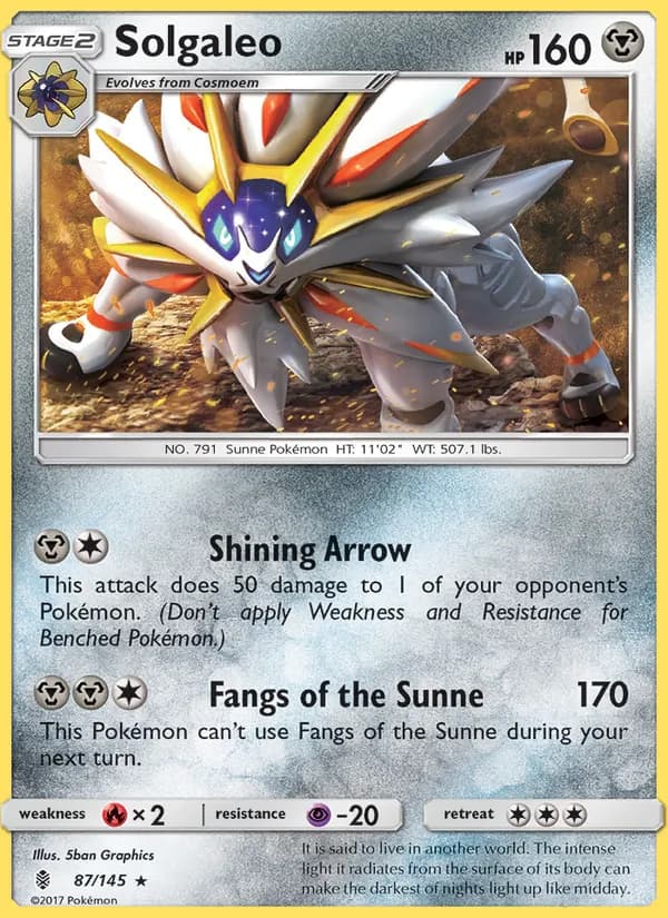 Solgaleo — Guardians Rising, Rare