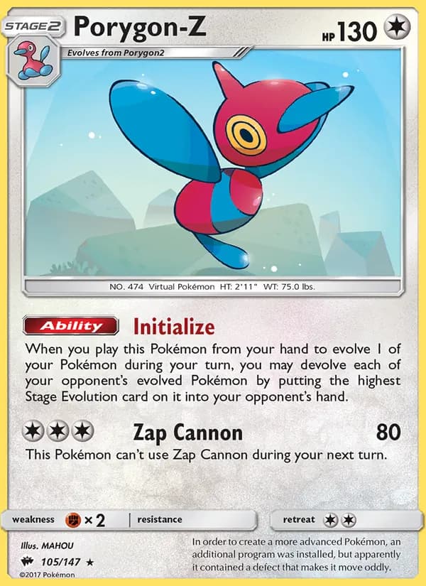 Porygon-Z — Burning Shadows, Rare