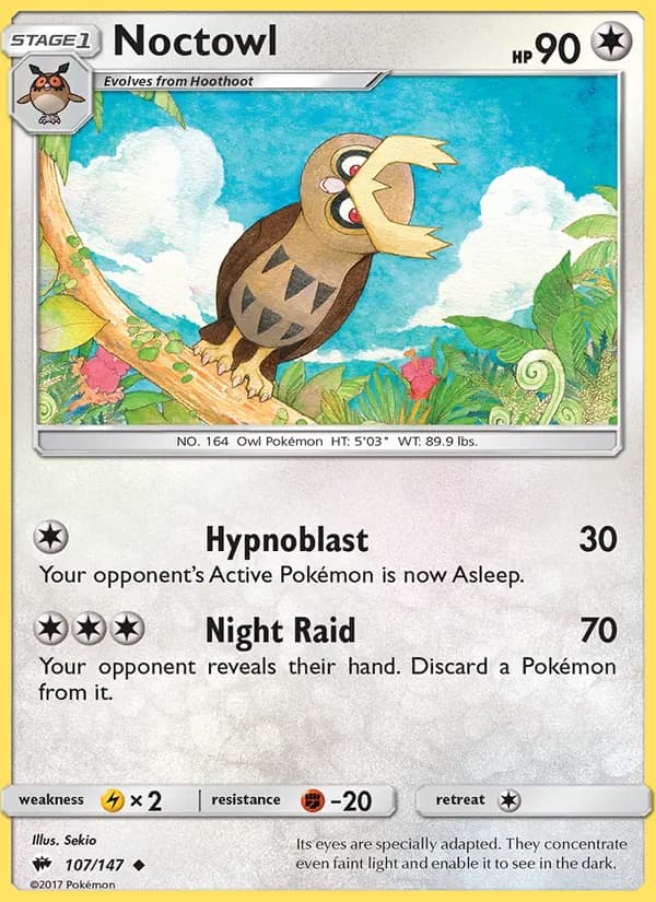 Noctowl — Burning Shadows, Uncommon