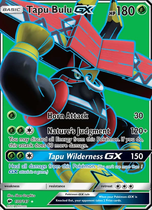 Tapu Bulu GX — Burning Shadows, Ultra Rare