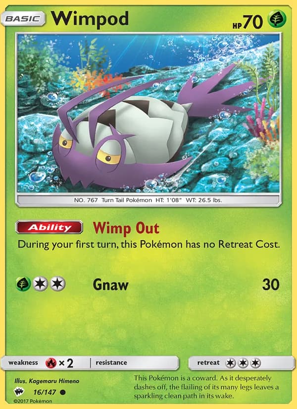 Wimpod — Burning Shadows, Common