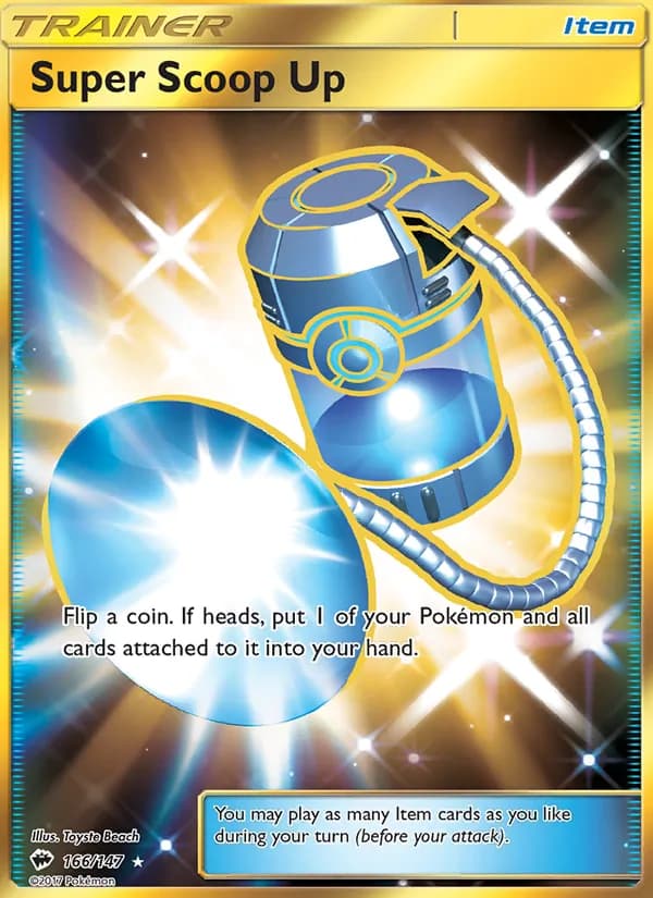 Super Scoop Up — Burning Shadows, Secret Rare