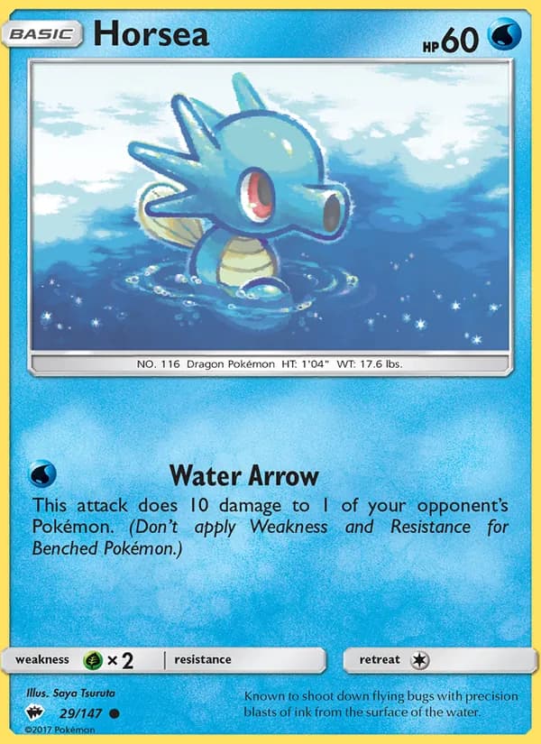 Horsea — Burning Shadows, Common