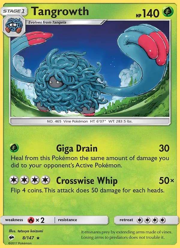 Tangrowth — Burning Shadows, Rare