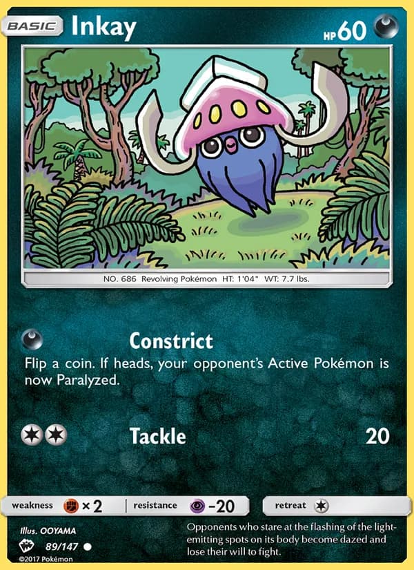 Inkay — Burning Shadows, Common