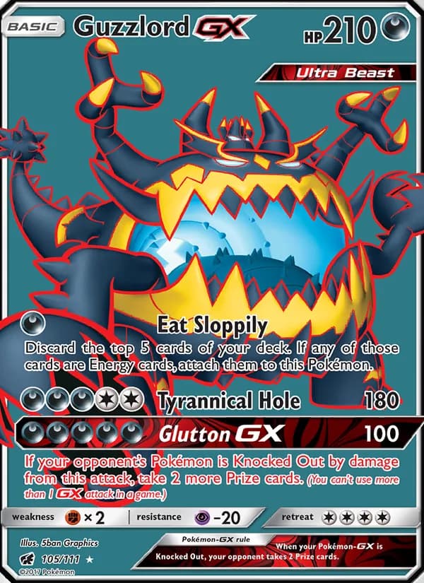 Guzzlord GX — Crimson Invasion, Ultra Rare