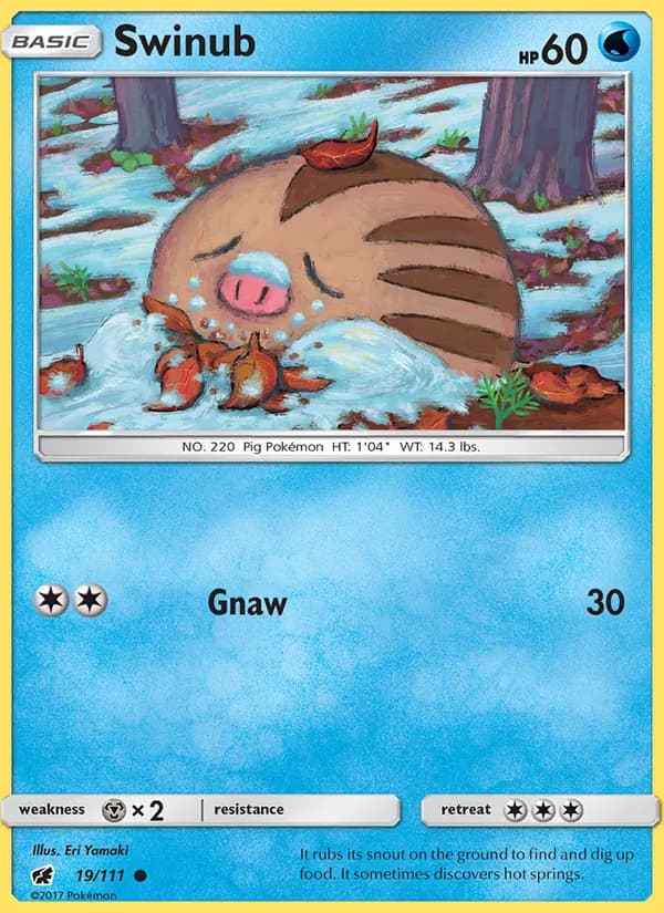 Swinub — Crimson Invasion, Common