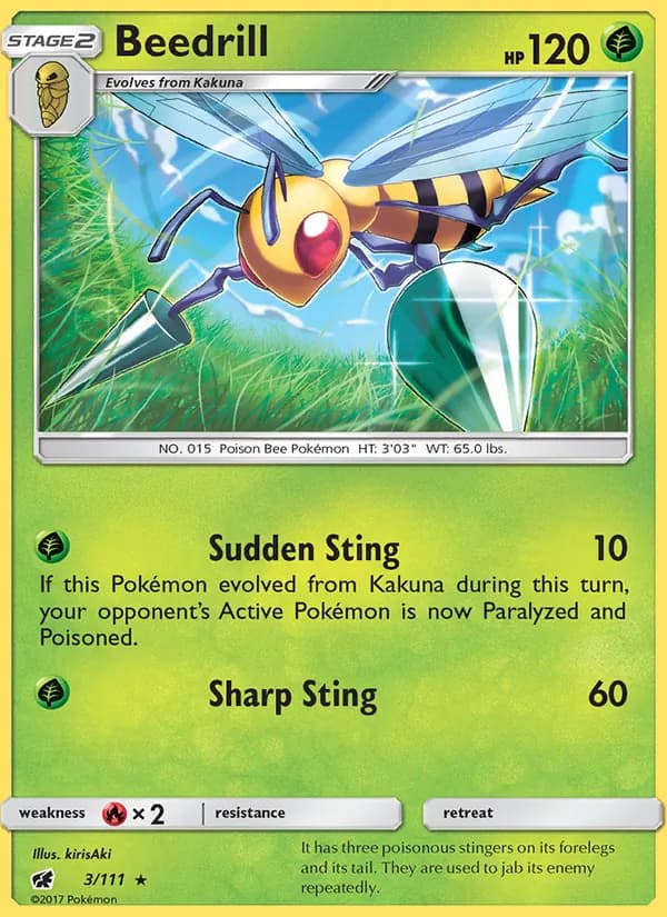 Beedrill — Crimson Invasion, Rare