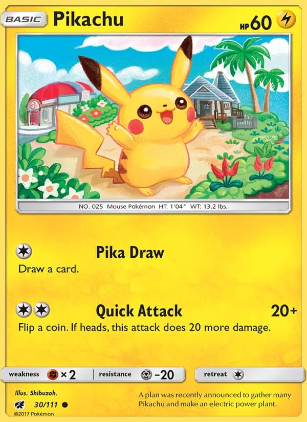 Pikachu — Crimson Invasion, Common