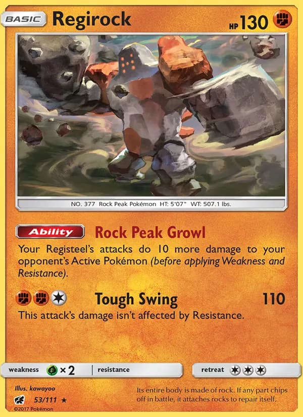 Regirock — Crimson Invasion, Rare