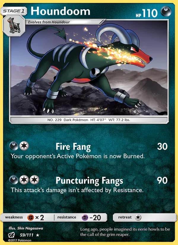Houndoom — Crimson Invasion, Rare