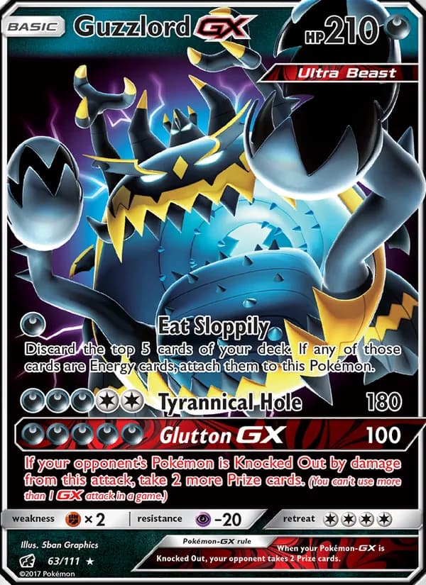 Guzzlord GX — Crimson Invasion, Ultra Rare
