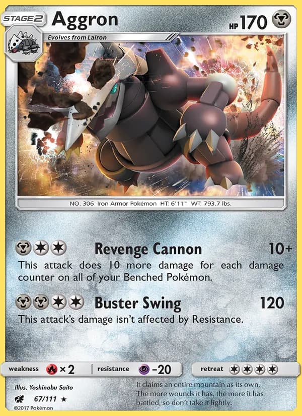 Aggron — Crimson Invasion, Rare