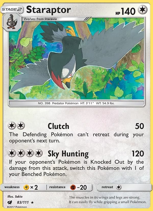 Staraptor — Crimson Invasion, Rare