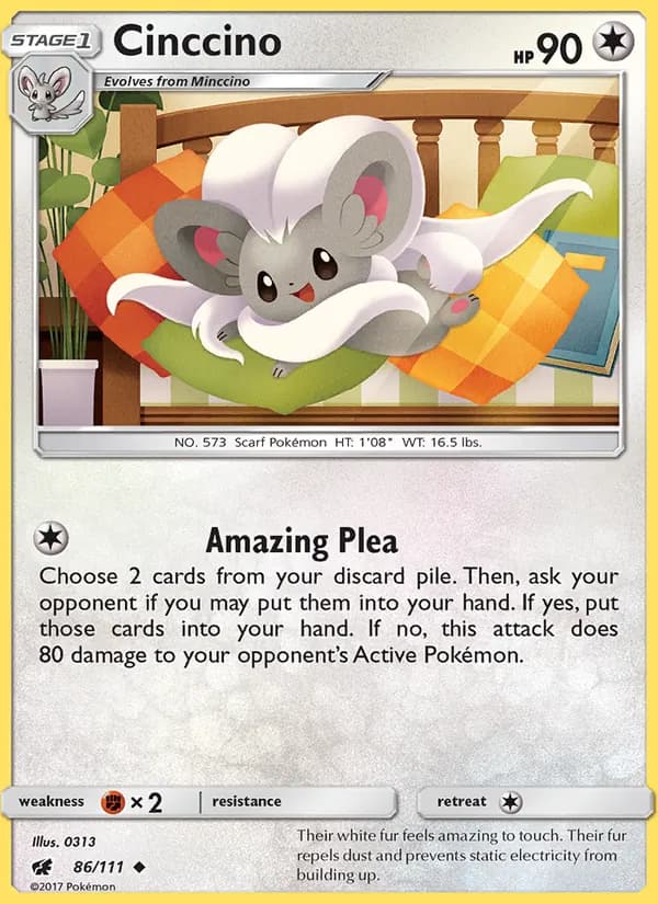 Cinccino — Crimson Invasion, Uncommon