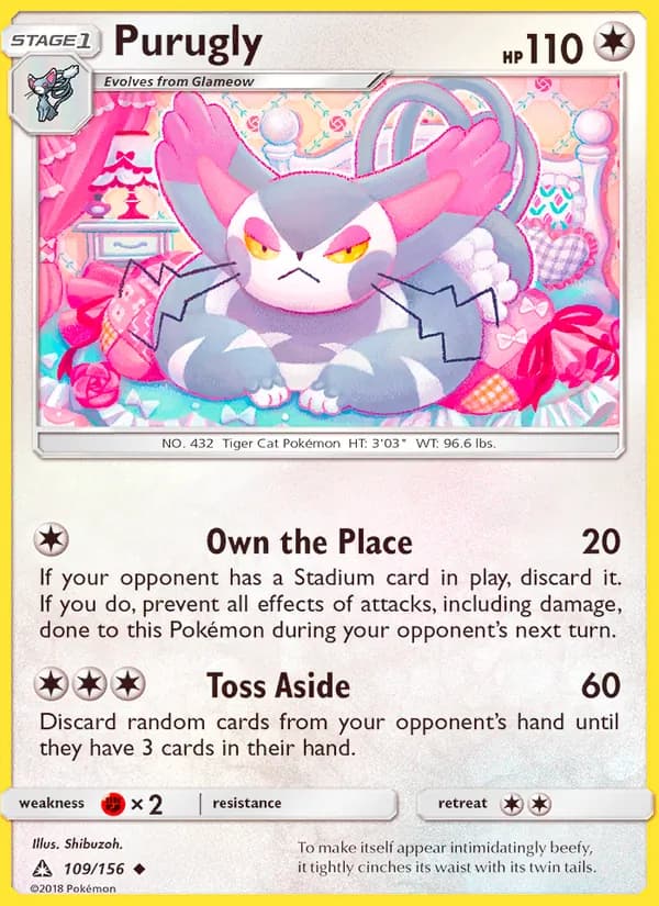 Purugly — Ultra Prism, Uncommon