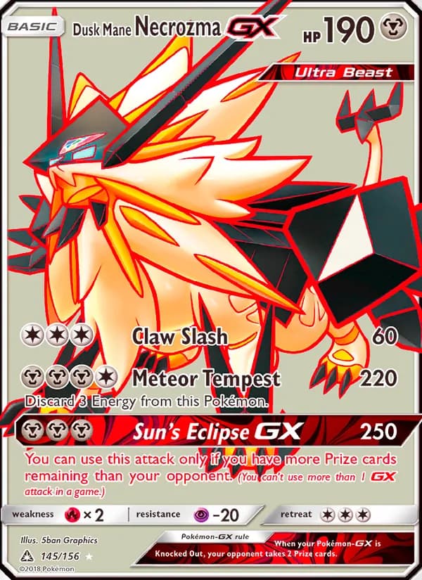 Dusk Mane Necrozma GX — Ultra Prism, Ultra Rare