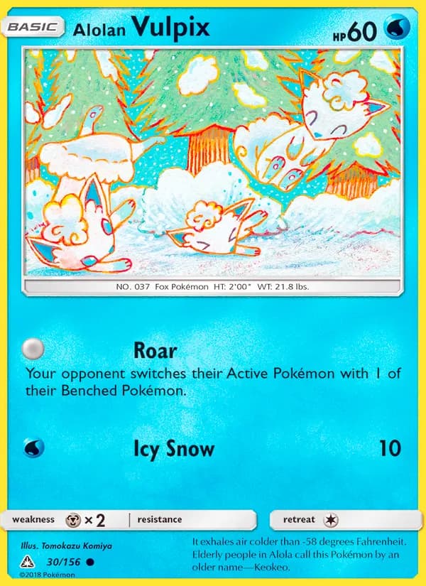 Alolan Vulpix — Ultra Prism, Common