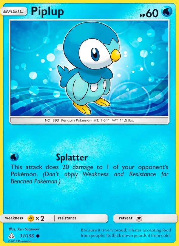 Piplup — Ultra Prism, Common