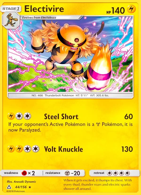 Electivire — Ultra Prism, Rare